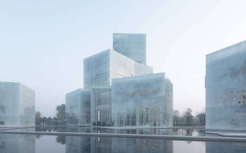 В Китае построят культурный центр в форме кубиков льда