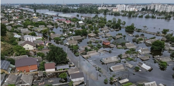 Наслідки підриву росіянами греблі Каховської ГЕС (Фото:REUTERS)