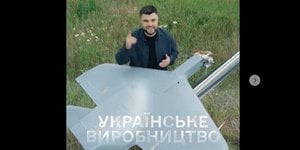 Безпілотник Рубака (Фото:скриншот відео / Влад Шевченко / Facebook)