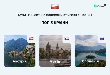 Куди найчастіше подорожують водії з Польщі