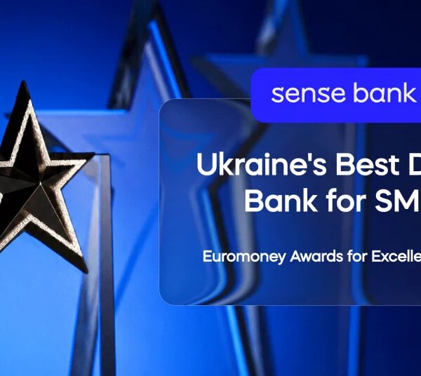 Sense Bank визнано найкращим цифровим банком для МСБ за версією Euromoney Awards for Excellence 2026 — Мінфін