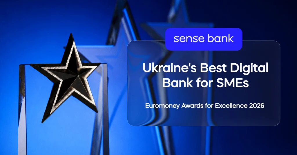 Sense Bank отримав міжнародну нагороду Euromoney Awards for Excellence 2026