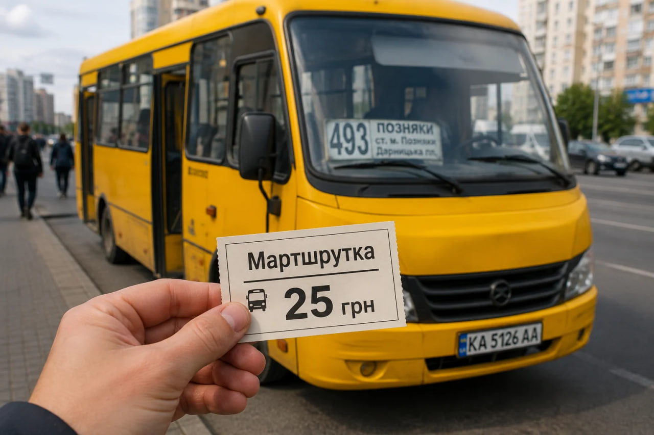 У приватних маршрутках Києва валідатори для безготівкової оплати проїзду мають з’явитися не пізніше ніж через дев’ять місяців після завершення воєнного стану.