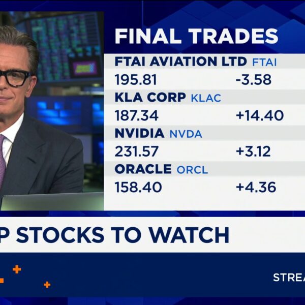 Final Trades: FTAI Aviation, KLA Corp, Nvidia, Oracle