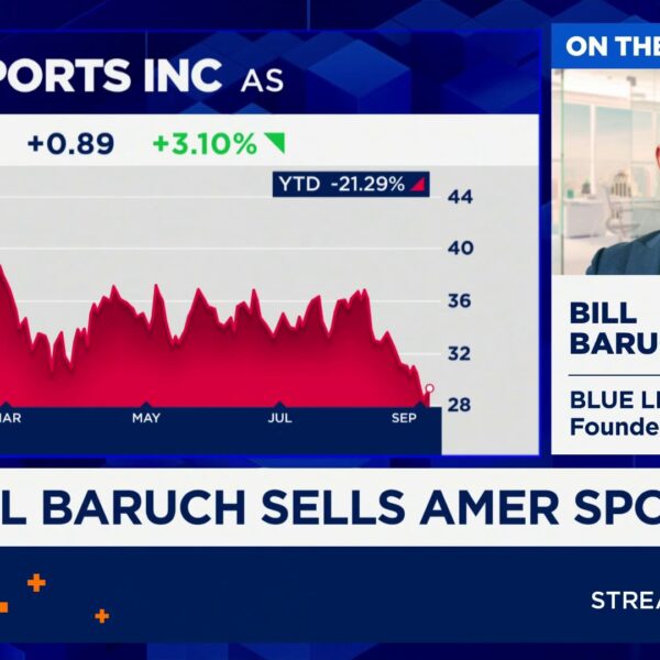 Bill Baruch: продаж Amer Sports, купівля Walmart
